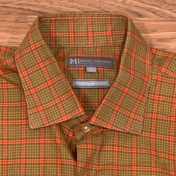 Hickey Freeman L/S Classic Fit Woven Dress Shirt - Picture 4 of 5